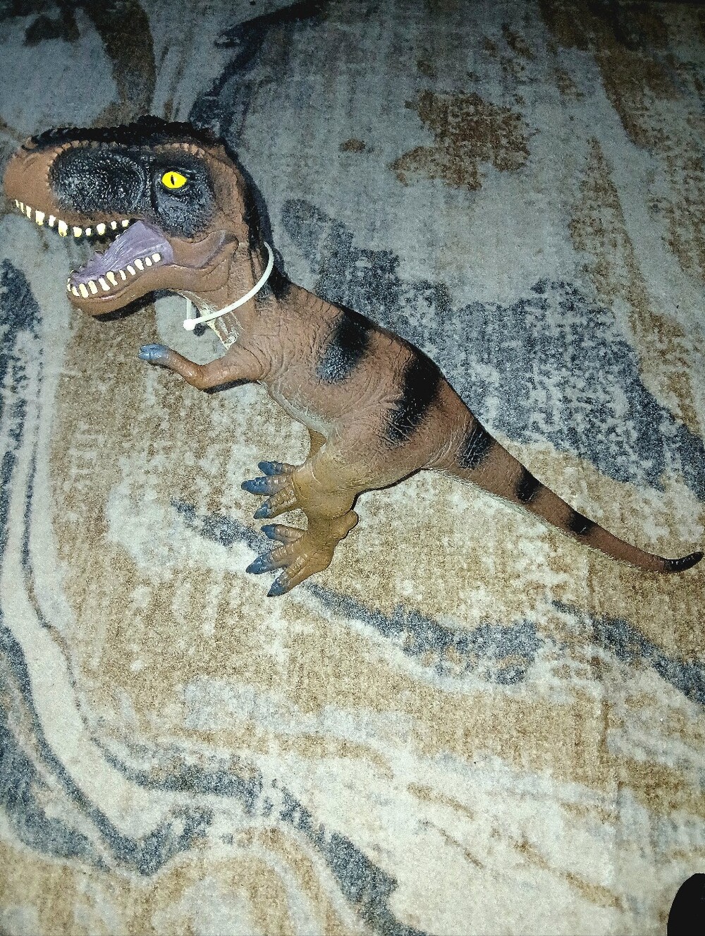 Vintage Toy Dinosaur Tyrannosaurus Rex |Collectible | 13"x20"